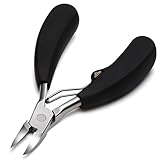 BEZOX Precision Toenail Clippers for Thick or Ingrown Toenails- Podiatrist Toenail Clippers - Professional Large Nail Clipper Grooming Tool -Spare Spring-New Packaging(No Metal Box)