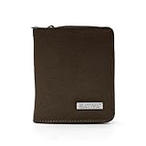 Sativa Hemp Wallet Bags-Dark Brown