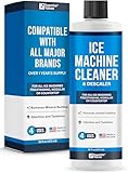 Ice Machine Cleaner 473ml, Nickel Safe Descaler | Ice Maker Machine Descaling Liquid Compatible with Whirlpool 4396808, Manitowac, Ice-O-Matic, Scotsman, Follett etc