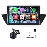 [2+64G] Car Radio for BMW X1 E84 2009-2016 with Wireless CarPlay & Android Auto, 10.1 inch Touchscreen Car Stereo Support WiFi, GPS Navigation, Bluetooth, FM RDS, EQ, Split Screen