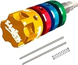 SAMICK SPORTS Archery Cushion Plunger for Recurve Bow - Aluminum Alloy Screw-in Shock Absorption Pressure Button with Adjustable Arrow Rest & Bow Stabilizer - Essential Bow Accessories