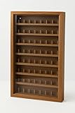 Display Case Collections Thimble Oak Varnish Finish Various Sizes (64 DEDALES)