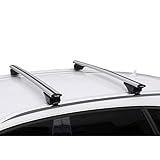 Twinny Load Universal Roof bar set Aluminum Fly Bar 124cm for cars with open & closed roof rails
