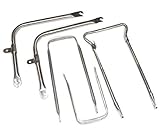 AEspares BSA C11 C12 Front & Rear Mudguard Stays Bare Metal