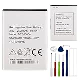 E-yiiviil Replacement Battery DBT-2500A Compatible with Doro 8035 Battery with Tools
