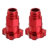 EMSea 2Pcs M16x1.5mm External Thread Red Aluminum Alloy Spray Gun Connector Compatible with DeVilBiss Compatible with GTI Pro-Lite Compatible with DV1