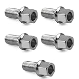 ROBUST 5 Pcs Standart Wheel Nut Stud Bolt 17mm Hex M14x1.5 27mm for Audi A2 A3 A4 TT Seat Ibiza Leon Skoda Fabia Octavia Superb Volkswagen Arteon Caddy Golf Polo Tiguan Touran T-Roc 8D0601139A