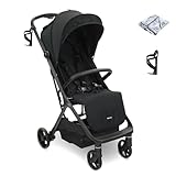 My Babiie MBX7 Autofold Stroller – from Birth to 4 Years (22kg), Foldable & Compact, Lightweight, Travel Buggy for Toddlers, Pushchair Includes Rain Cover - Black