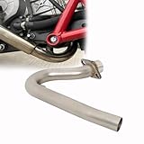 MKYOKO Slip On Motorcycle Full Systems Exhaust Escape Moto Special Accessories Front Link Pipe For Italjet Dragster 125 200