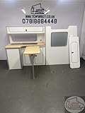 Lusso VW T5/T6 transporter SWB kitchen furniture Kit campervan motorhome White Gloss