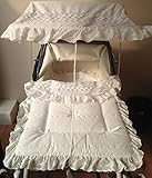 Sun Canopy & Bedding Set for Silver Cross Kensington & Balmoral Coach Built Prams