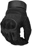 COZOME Motorcycle Gloves Motorbike Gloves Men Women Full Finger Touchscreen Mountain bike, Road biking Knuckle for Airsoft, ATV MTB Riding, Racing, Cycling, Hiking, Motocross-L