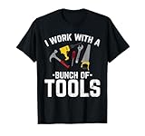 Fun range of tools for carpenters woodworkers T-Shirt