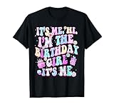 Its Me Hi I'm The Birthday Girl It's Me TAYLOR Retro Groovy T-Shirt