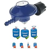 CPUK Camping Gaz R716CG 30mb Butane Gas Bottle Regulator Fits 907 904 907 Screw On Type Cylinders R716