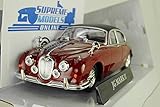 Supreme Models JAGUAR MK2 MODEL CAR MAROON INSPECTOR MORSE LOOK A LIKE 1:43 SCALE SALOON K8