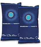Twin Pack - Portable Reusable Dehumidifier Bag Silica Gel Moisture Damp Absorber Condensation Eliminator for Car, Home & Caravan (350g x 2)