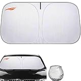Foldable windscreen sun shade Compatible with Ferrari 512 TR 1992-1994,windscreen sunshade,sun visor for car windscreen(silver)