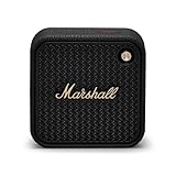 Marshall Willen II Bluetooth Speaker, Wireless, 17+ Hours Playtime, Water-Resistent IP67, Quick Charge - Black