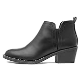 Rocket Dog York Polyurethane Women's Black Heeled Ankle Boots - UK 6
