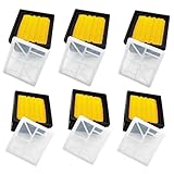 Hippotech 6 x Air Filter for Hus Husqvarna K760 K770 Separating Concrete Saws Replaces 574362301 574362302 525470601 525470602 Air Filter
