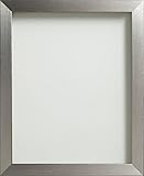 Frame Company Simpson Range Silver Picture Photo Frame, 12x8 inch *Choice of Sizes and Colours* Fitted with Real Glass