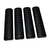 generica Airsoft Spare Parts 4pcs Set Tactical Gear D-BOYS Knight's Type 20mm RIS RAS Rail Cover Panel Black