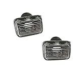 Clear Side Wing Repeater Indicator Lamps Pair For Land Rover Defender and Range Rover P38