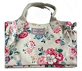 Cath Kidston Oilcloth Stone Flowers Day Grab Bag with Crossbody Strap