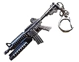 Fat-catz-copy-catz M16 Rifle Gun Metal Model Keyring Keychain Pendant 6cm