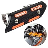 Zonster Universal Motorcycle Exhaust Heat Shield Protector Anti-scalding Guard for KTM EXC SXF EXCF SMR SX XC XCF EXCW XCFW 250 125 300 350 400 450 525 530
