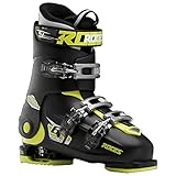 Roces Idea Children's Ski Boots Adjustable Size Black Black-Lime Size:36/40