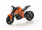 siku 1384, KTM 1290 Super Duke R Motorbike, Metal,Plastic, Orange, Rubber tyres