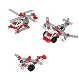 Theo Klein 8791 - Bosch 3 In 1 Helicopter Team Construction Set