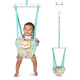 Infantino 2-in-1 Music & Lights Doorway Jumper - Engaging Activity Jumper with Motion-Activated Sounds for Babies, Fox