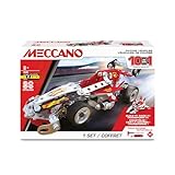 MECCANO 10-in-1 Racing Vehicles Construction Set For Children From 8 Years And Over Constrcution Set Kids Building Toy STEM kit Race Car To Build Yourself