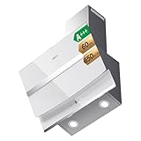 CIARRA CBCW6736N Class A+++ 650m³/h Touch Control Angled Cooker Hood 60cm with LED Lights Recirculating & Ducting Wall Mounted Range Hood 600mm Kitchen Extractor Fan