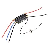 Dilwe RC Boat ESC, 30A Waterproof Brushless ESC 2-4S Electric Speed Controller - Lightweight & Durable & Portable - Upgrade Replacement Accessory for RC Boat