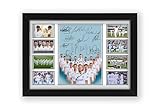 England Cricket Signed Poster Print - Limited Edition Autograph Fan Gift – Collectible Memorabilia Merchandise (Framed A4 (30x21cm))
