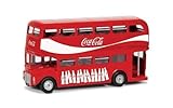 Corgi Diecast Model Cars - GS82332 Coca Cola London Bus, Men, Women & Kids Souvenir Gifts from UK - Small Die Cast Toy Car Models for Boys, Gift for Motor Enthusiasts, Red