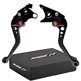 Short Brake and Clutch Levers for Suzuki HAYABUSA/GSXR1300 99-07,DL1000 Vstrom 02-17,GSX650F 08-15,TL1000R 98-03,SV1000/S 03-07,GSX1400 01-07,GSX1250F 10-16,GSF1250 07-15,GSF1200 01-06