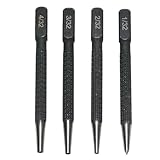 4pcs Portable Positioning Punch Set With Centre and Nail Tools for Metal and Wood - Automatic Woodworker's Hole Tool