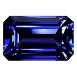 GIA Certified 14.05 ct AAAA Grade Octagon Cut (16 x 11 mm) Genuine D'Block Tanzanite Loose Gemstone
