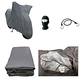 COMPATIBLE WITH APRILIA RST 1000 FUTURA ANTI-HAIL WATERPROOF FLEECE MOTORCYCLE COVER 250GR. FOR MOTORCYCLE-SCOOTER SHAPED COVER ANTI-RESIN, HEAT, DUST 246X105X140CM