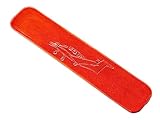 Piper Arrow Plane Hand Carved Leather Bookmark, Handmade Premium Quality Book Mark