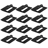 The Lord of the Tools 12Pcs Car Sunshade Curtain Clip Replacement Compatible with Tesla Model 3/ Model Y/Model S/Model X Sunroof Sunshade Clips 40x33mm/ 1.57x1.3inch
