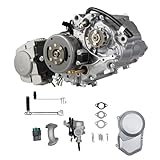125CC 4-Stroke Motor Engine Kit,Dirt Bike ATV Quad Petrol Engine, Air-Cooled 4 Speed Manual Clutch Motor Starter Complete Kit for Mini Moto Honda XR50 CRF50 Motorcycles