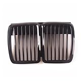 Car Grill For BMW 1983-1991 E30 FOR E30 325i 325is 325iX 325 325e 325es 318i 320i For M3 Front Hood Kidney Grille Front Grill(Matte black)