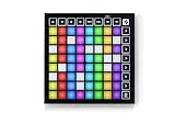Novation Launchpad Mini MK3, Portable MIDI 64-Pad, USB Grid Controller for Ableton Live and Logic Pro Performances, Black