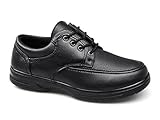 Dr Keller BARRY Mens Lace-Up Comfort Wide Fit Shoes Black UK 12